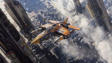 starfighter Sci Fi HD Desktop Wallpaper | Background Image