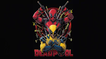 Deadpool & Wolverine HD Desktop Wallpaper | Background Image