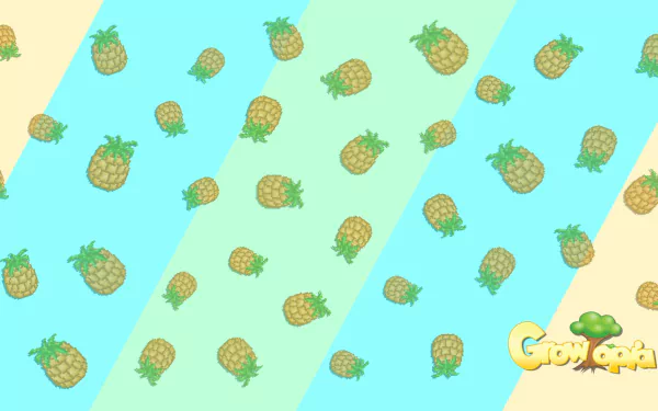video game Growtopia pineapple HD Desktop Wallpaper | Background Image