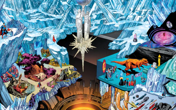 Superman Fortress of Solitude HD Desktop Wallpaper | Background Image