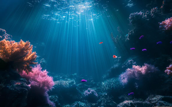 underwater HD Desktop Wallpaper | Background Image