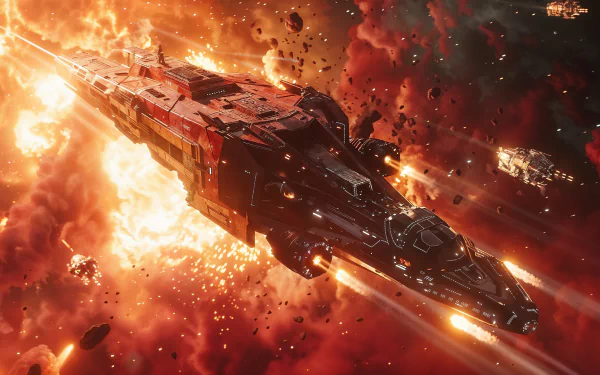 battlecruiser Sci Fi HD Desktop Wallpaper | Background Image