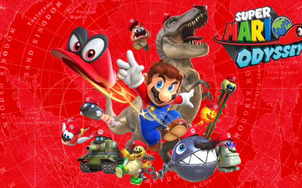 Super Mario Odyssey HD Desktop Wallpaper | Background Image