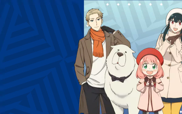 Anime Spy x Family Code: White HD Desktop Wallpaper | Background Image