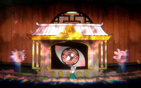 An HD desktop wallpaper and background featuring the video game Bo: Path of the Teal Lotus. The tag suggests the image is visually engaging and related to the game's theme.