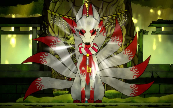 HD wallpaper of the video game Bo: Path of the Teal Lotus, showcasing vibrant colors and intricate design elements.