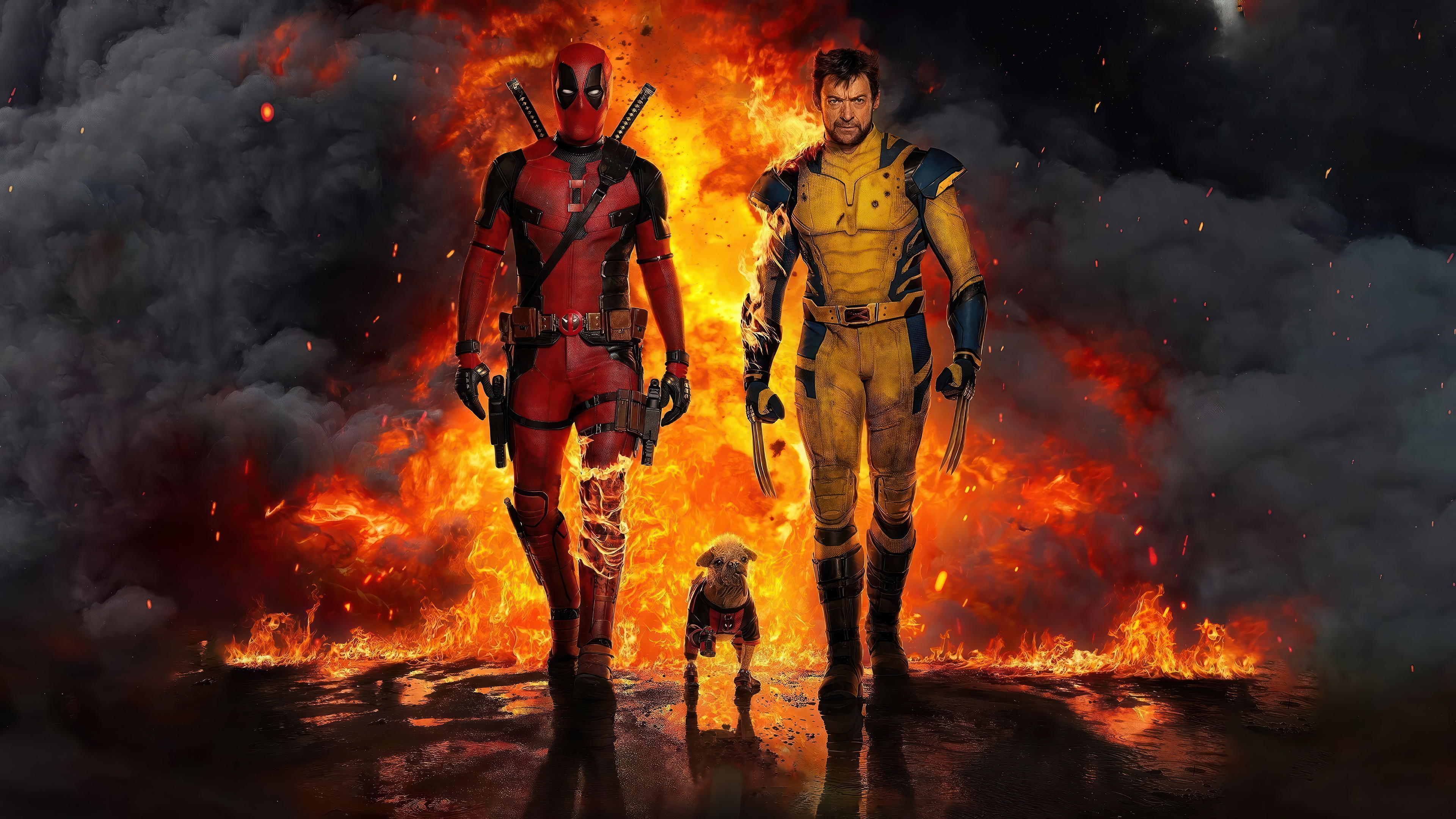 Download Deadpool & Wolverine 4k Ultra HD Wallpaper