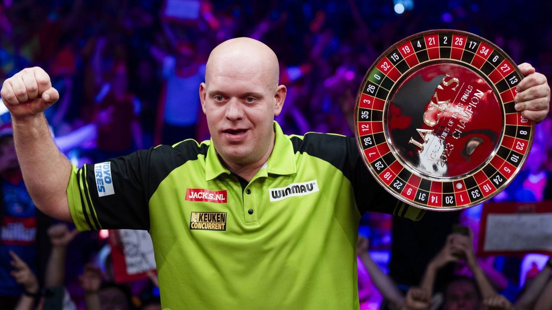 Download Michael Van Gerwen Darts HD Wallpaper