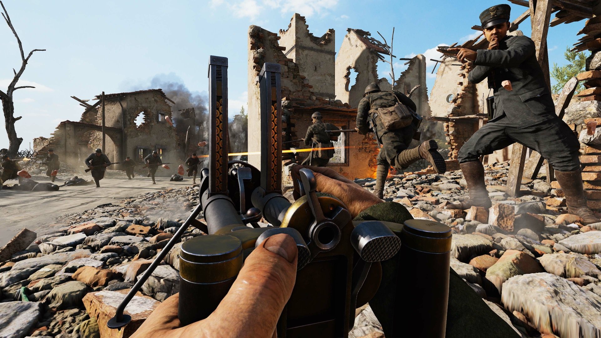 HD desktop wallpaper featuring imagery from the video game Isonzo. Captivating and immersive background for gaming enthusiasts.