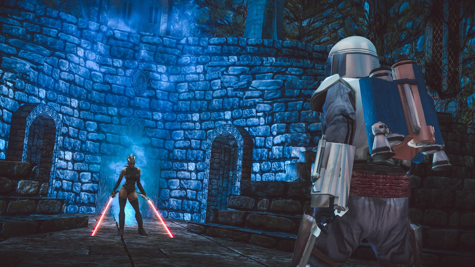 HD desktop wallpaper featuring imagery from the video game Star Wars: Bounty Hunter, capturing the essence of the galaxy's bounty hunters in dynamic visuals.