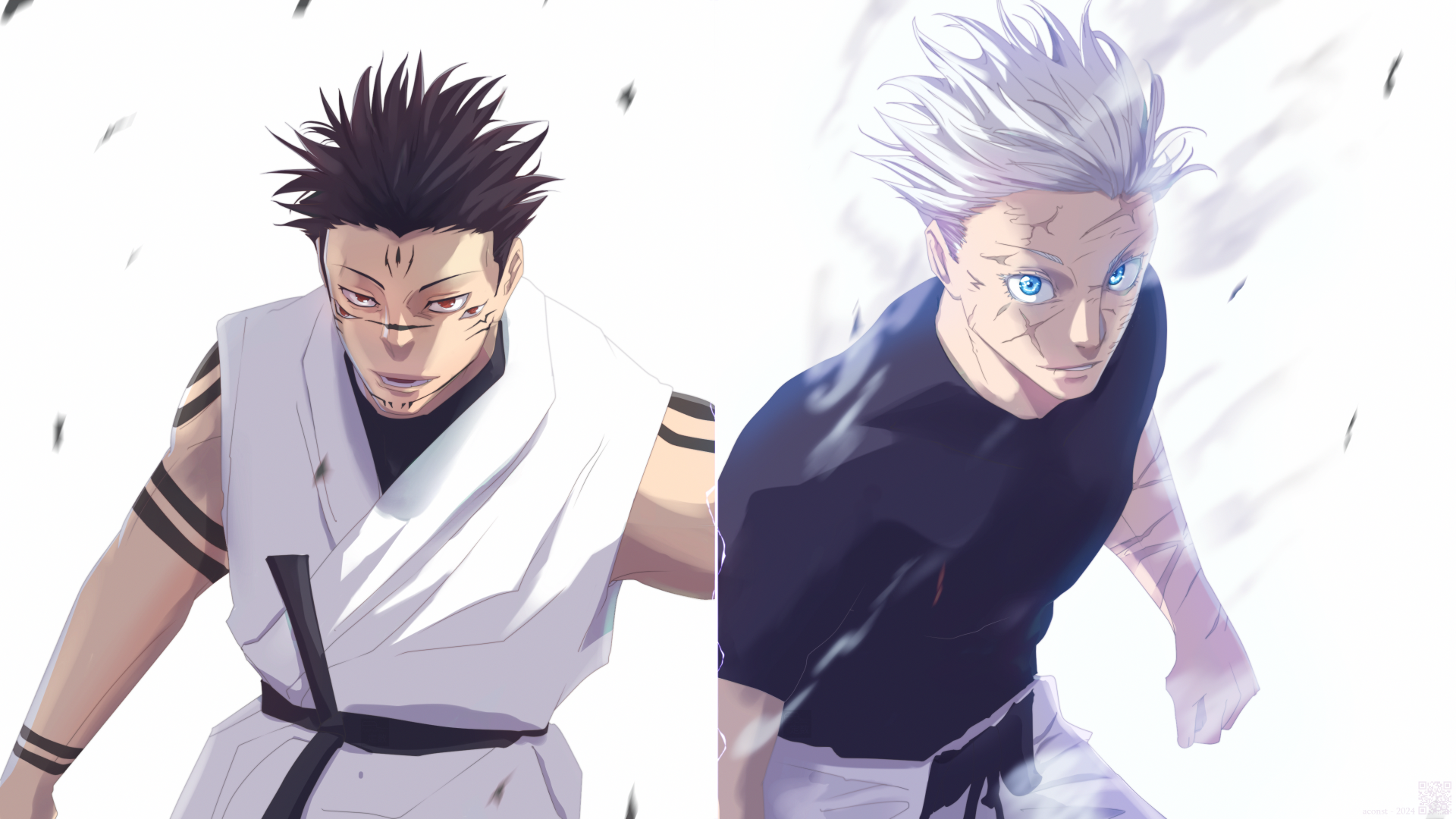 Gojo Vs Sukuna Epic 4K Jujutsu Kaisen Showdown Wallpaper By AConst 