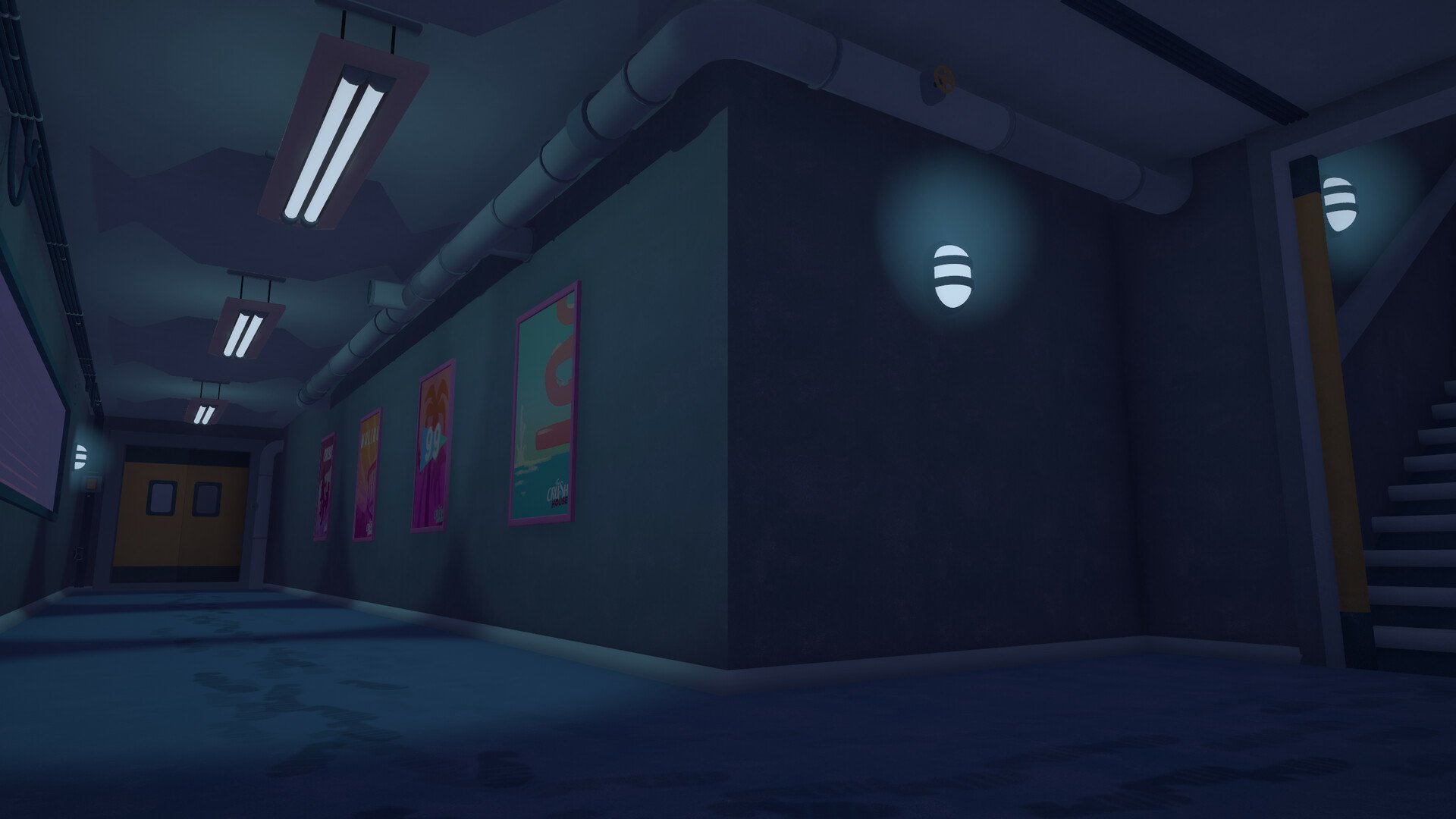 HD desktop wallpaper featuring imagery from the video game The Crush House, designed to enhance your gaming environment with vibrant visuals.