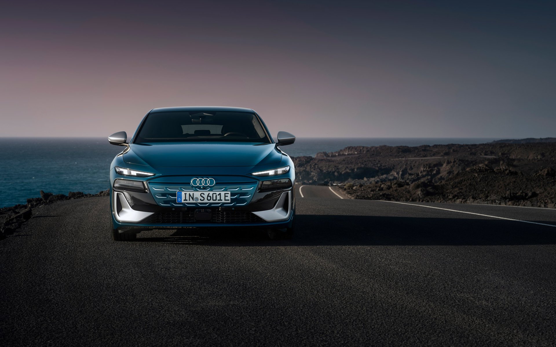 A sleek Audi S6 E-Tron car showcased in this HD desktop wallpaper, capturing its modern design and dynamic presence for automotive enthusiasts.