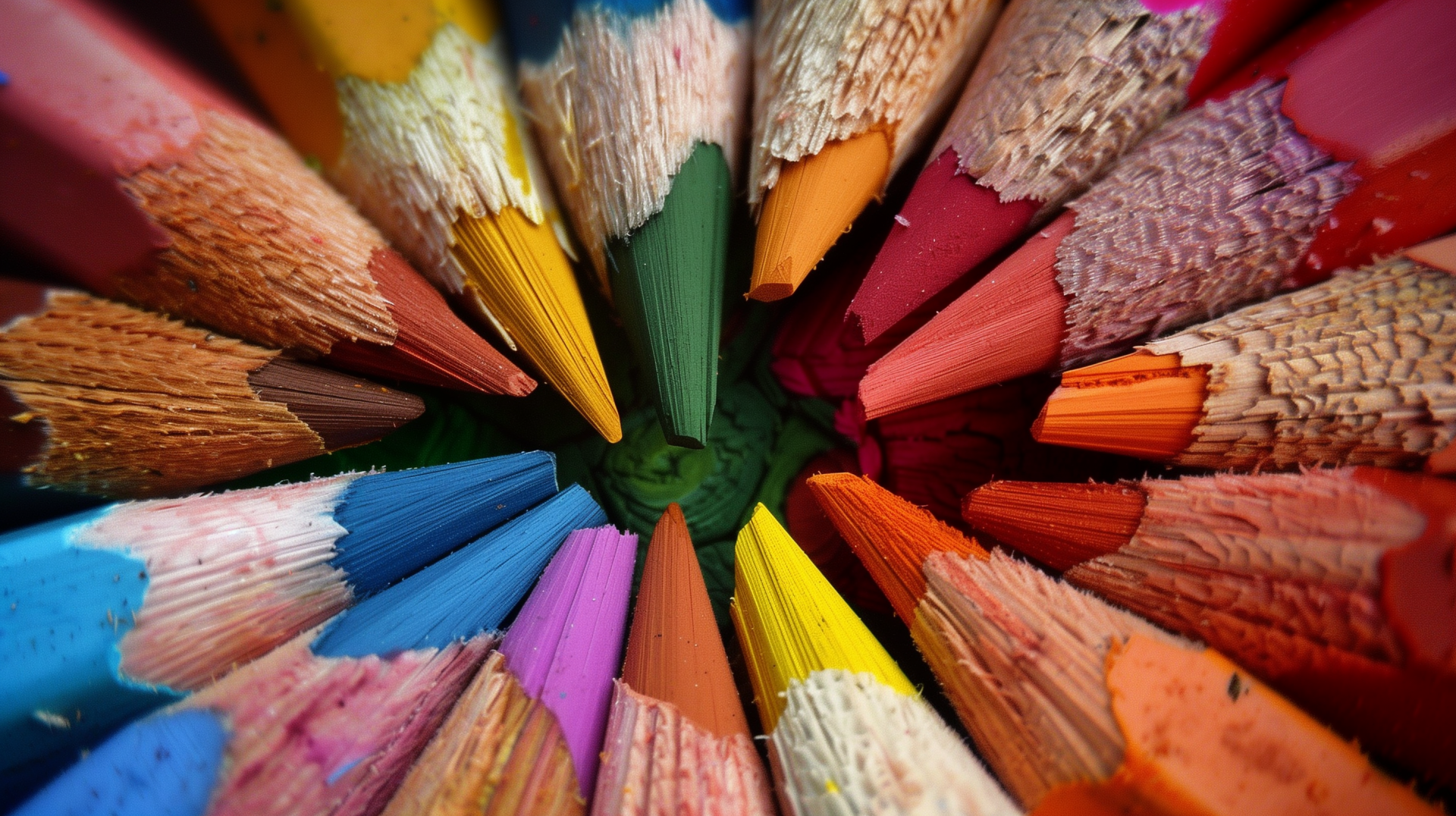 A vibrant HD desktop wallpaper featuring intricate designs created with colored pencil, offering a burst of color and creativity for your background.