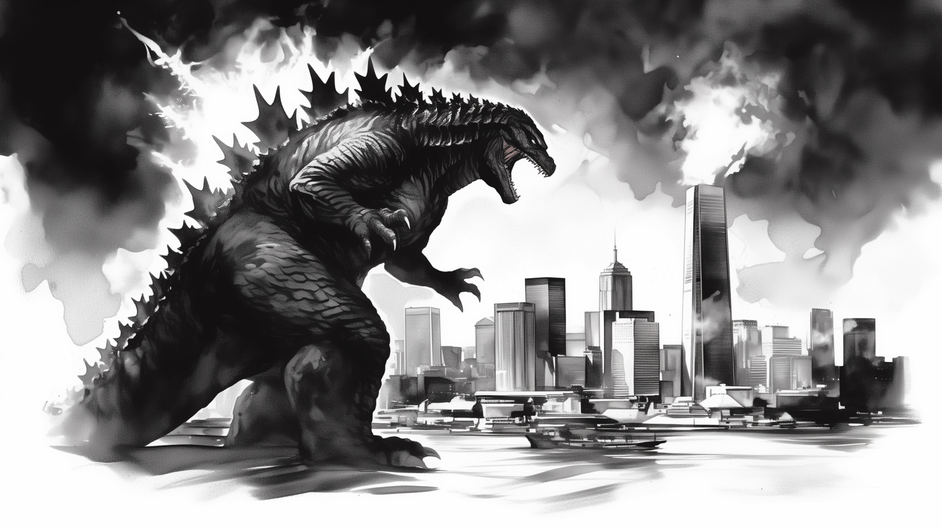 Epic Godzilla HD Wallpaper for Movie Fans by patrika | 2912x1632 ...