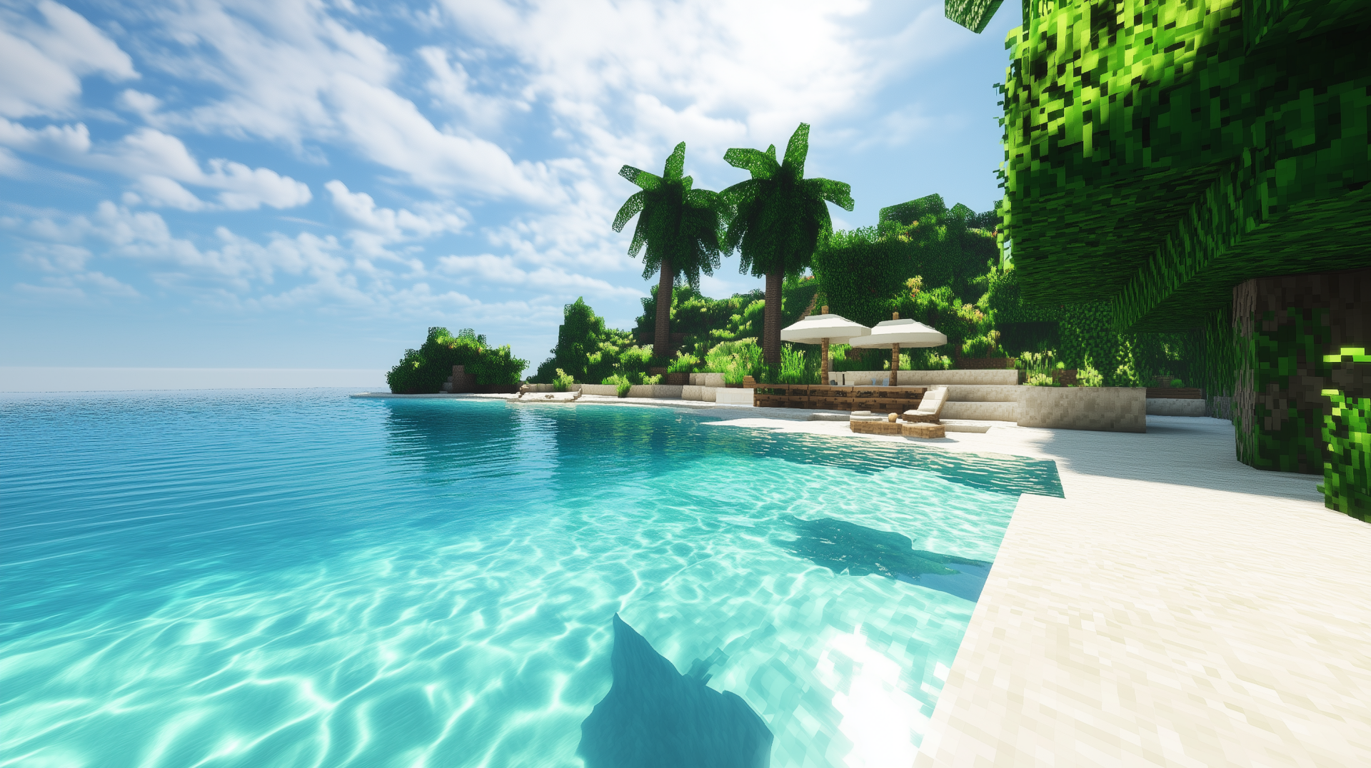 Minecraft Beach Adventure HD Wallpaper by patrika | 2912x1632 ...