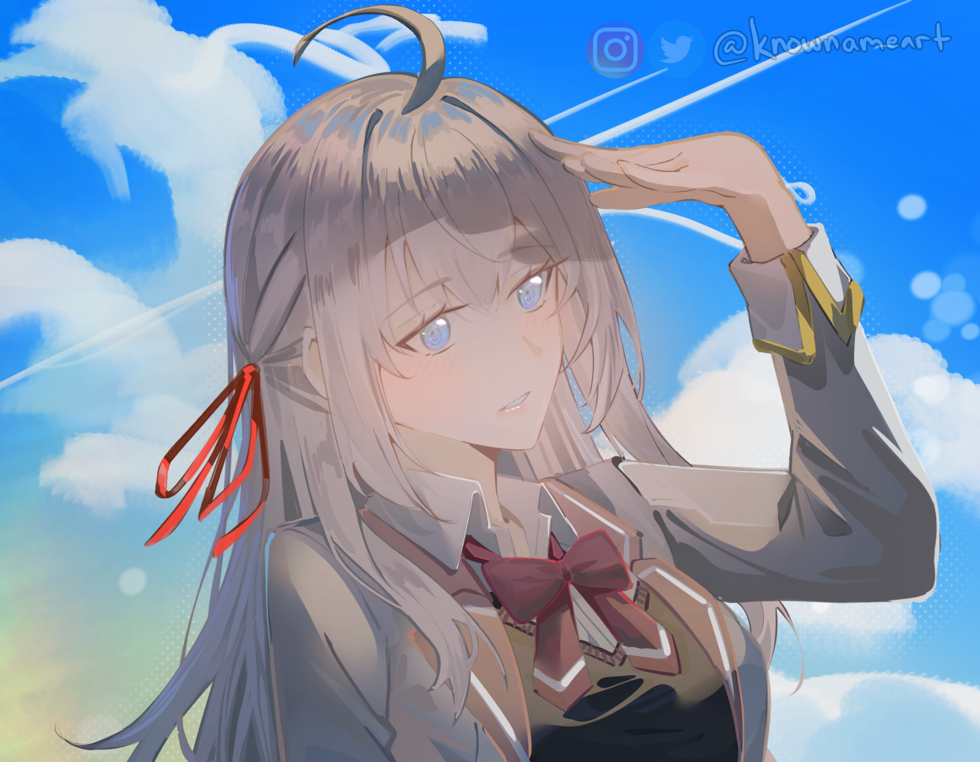 Download Anime Alya Sometimes Hides Her Feelings In Russian Alisa Mikhailovna Kujou HD Wallpaper by knowname