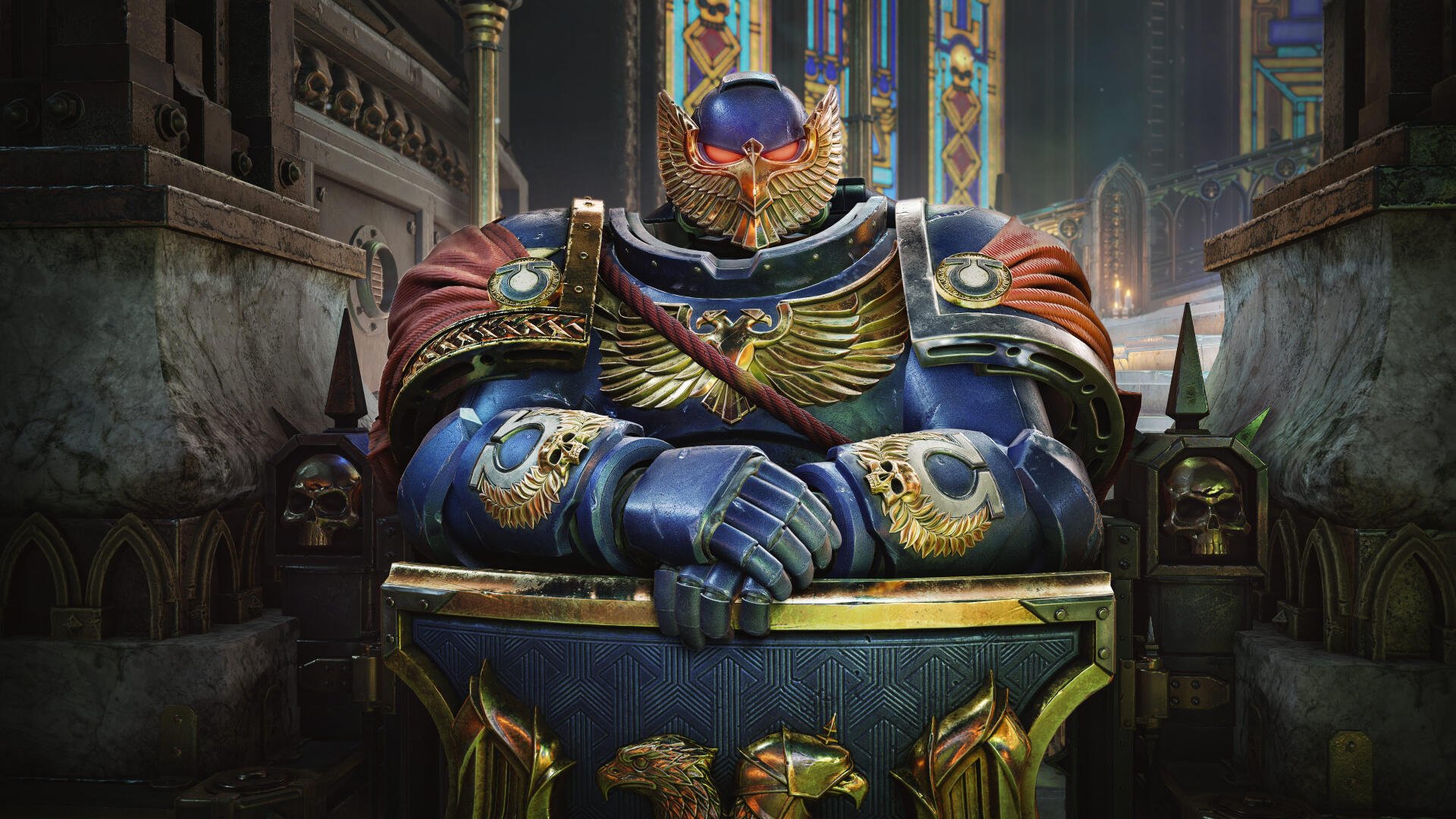 Ultramarines in Battle: 4K Ultra HD Wallpaper from Warhammer 40K