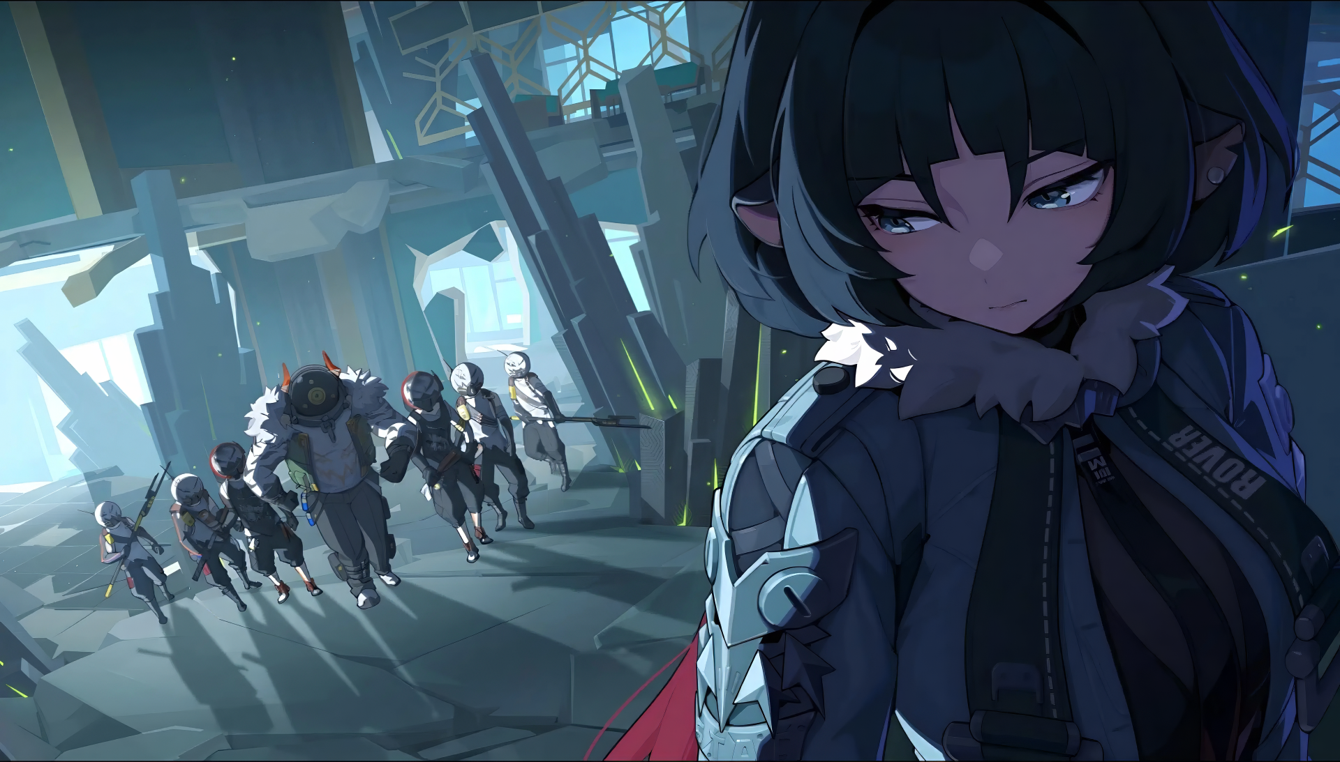 4K Ultra HD wallpaper featuring Jane Doe from the video game Zenless Zone Zero, showcasing vibrant graphics and immersive design.