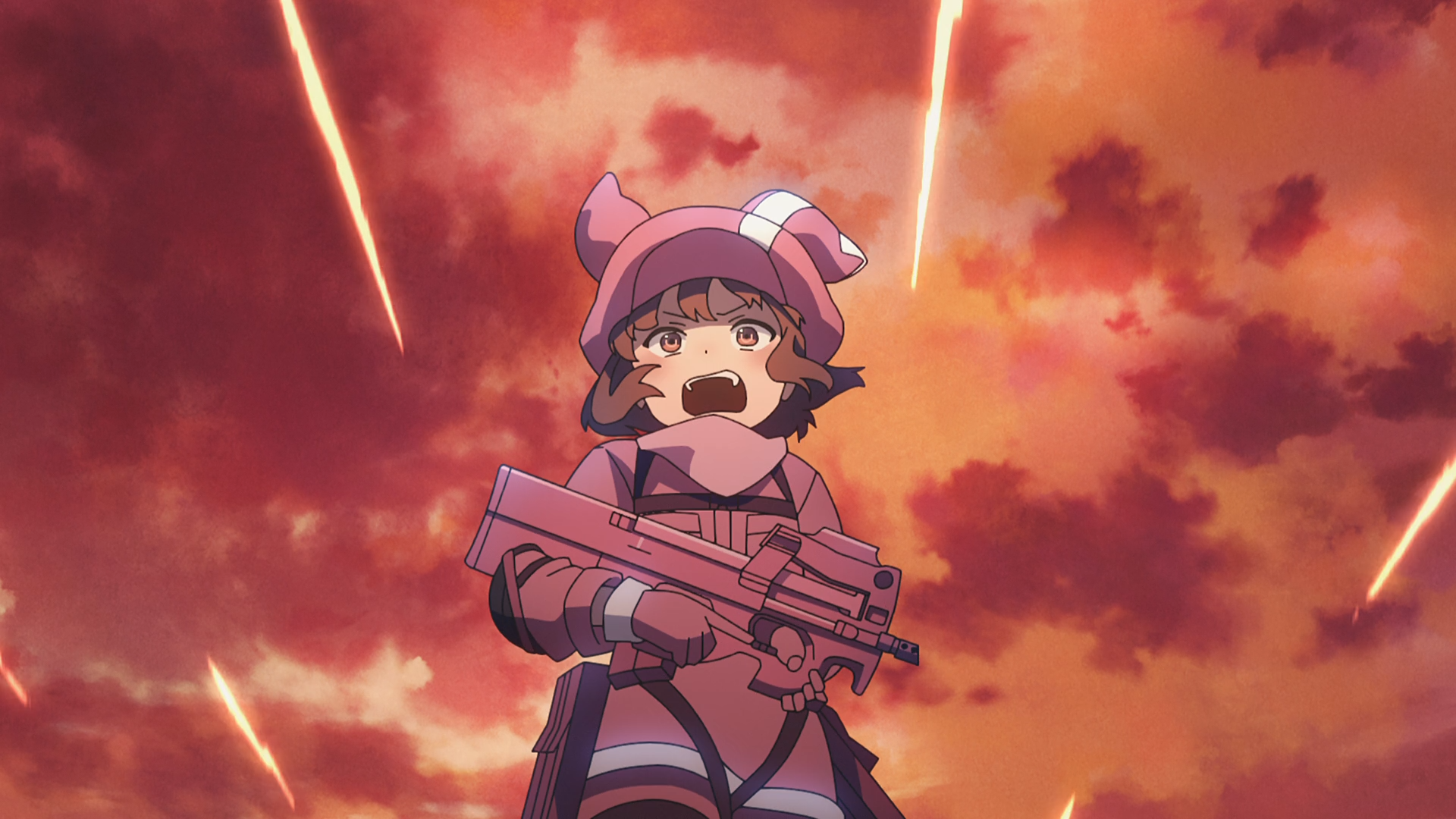 Download Anime Sword Art Online Alternative: Gun Gale Online LLENN (Sword Art Online) HD Wallpaper