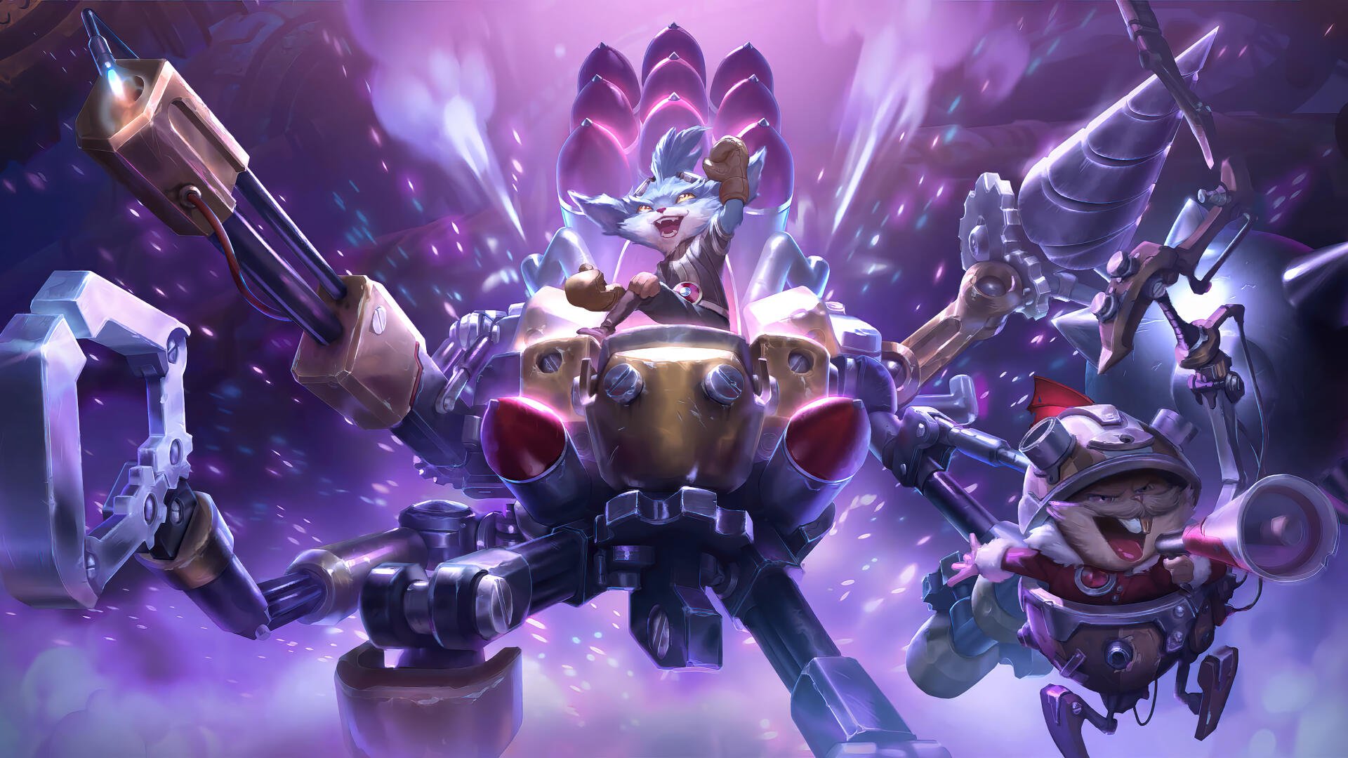4K Ultra HD Wallpaper of Rumble from League of Legends & Legends of Runeterra
