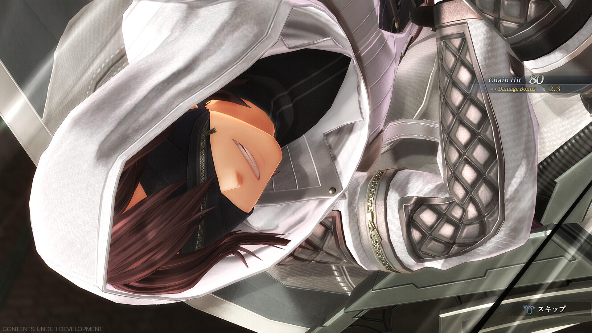 A dynamic wallpaper featuring a character from the video game The Legend of Heroes: Trails through Daybreak II, showcasing intricate details and a captivating pose.