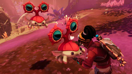 HD desktop wallpaper featuring vibrant scenes and creatures from the video game Creatures of Ava, showcasing its unique artistic style and immersive world.