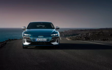 A sleek Audi S6 E-Tron car showcased in this HD desktop wallpaper, capturing its modern design and dynamic presence for automotive enthusiasts.