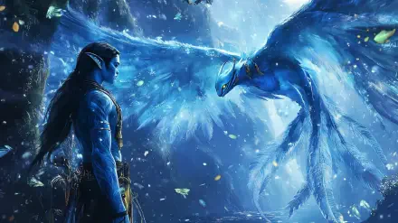 A stunning HD desktop wallpaper inspired by the fantasy world of the movie Avatar, featuring vibrant colors and otherworldly landscapes that immerse viewers in its magical realm.
