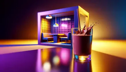 A high-definition desktop wallpaper featuring rich, inviting chocolate milk, providing a visually appealing background for any screen.