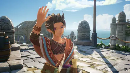 HD desktop wallpaper featuring art from the video game Visions of Mana, showcasing vibrant colors and captivating designs that enhance your gaming experience.