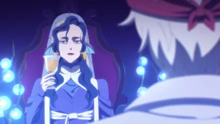 Anime-themed HD wallpaper titled Bye Bye Earth, featuring a character in a blue outfit holding a drink, set against a dark, atmospheric background with glowing lights.
