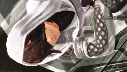 A dynamic wallpaper featuring a character from the video game The Legend of Heroes: Trails through Daybreak II, showcasing intricate details and a captivating pose.