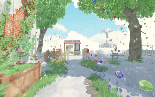 HD desktop wallpaper featuring a vibrant scene from the video game Été (2024), capturing the essence of adventure and immersion in a stunning digital landscape.