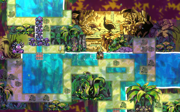 HD wallpaper for Arranger: A Role-Puzzling Adventure, featuring a dynamic and engaging design that captures the essence of the video game experience.