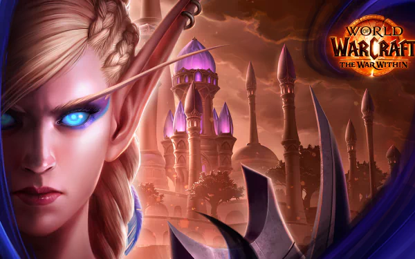 HD desktop wallpaper featuring art from World of Warcraft: The War Within, showcasing the immersive fantasy elements of the iconic video game series, World of Warcraft.