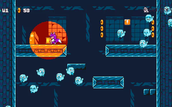 HD desktop wallpaper featuring vibrant art from the video game Kitsune Tails, showcasing its enchanting characters and landscapes.