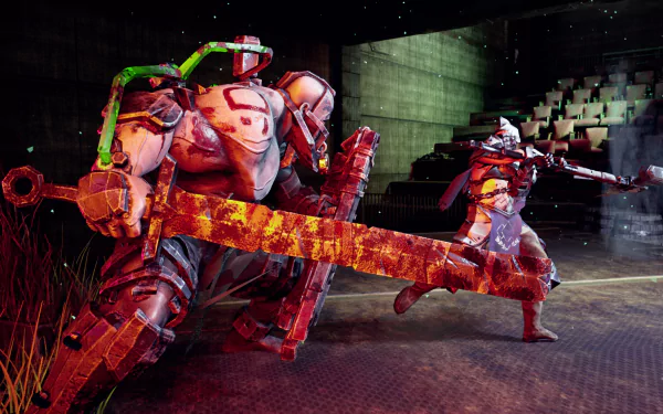 HD desktop wallpaper featuring visuals from the video game Deathbound, designed to enhance your gaming aesthetic and immerse you in its chilling atmosphere.