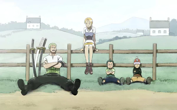 Anime The One Piece Roronoa Zoro Nami (One Piece) One Piece HD Desktop Wallpaper | Background Image