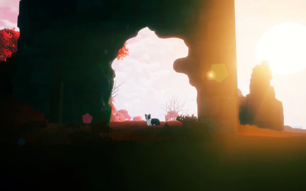 A captivating HD desktop wallpaper from the video game Farewell North, showcasing a serene landscape filled with enchanting visuals and a sense of adventure.