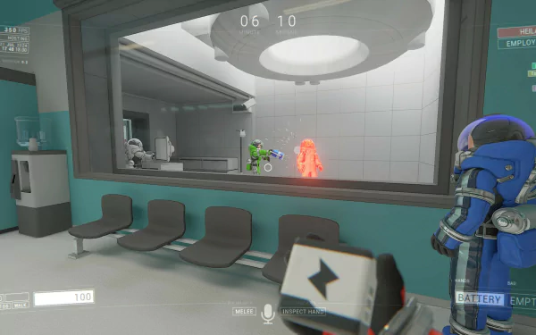 HD desktop wallpaper featuring artwork from the video game LOCKDOWN Protocol, showcasing an immersive and dynamic background design.