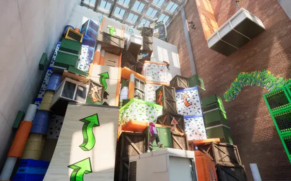 A dynamic HD desktop wallpaper featuring vibrant video game action, showcasing supermoves and parkour elements that capture intense gaming excitement.