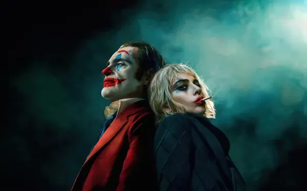 Joker: Folie à Deux Lady Gaga Joaquin Phoenix HD Desktop Wallpaper | Background Image