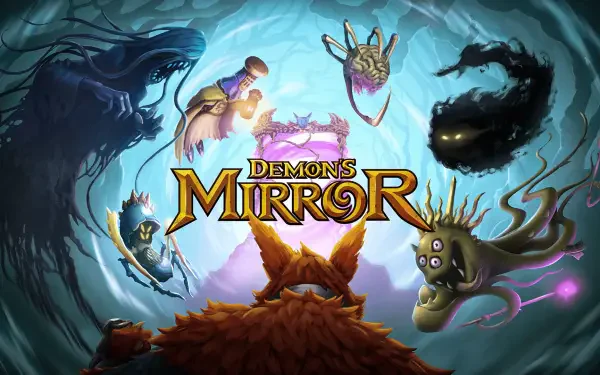 HD desktop wallpaper inspired by the video game Demon's Mirror, showcasing dark and atmospheric visuals that enhance gaming aesthetics.