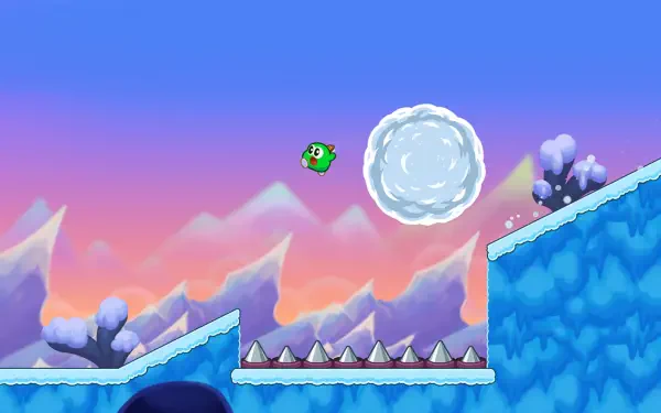 HD wallpaper featuring imagery from the video game Gimmick! 2, designed as a striking desktop background for gaming enthusiasts.