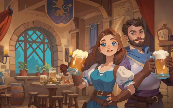 video game Ale & Tale Tavern tavern HD Desktop Wallpaper | Background Image