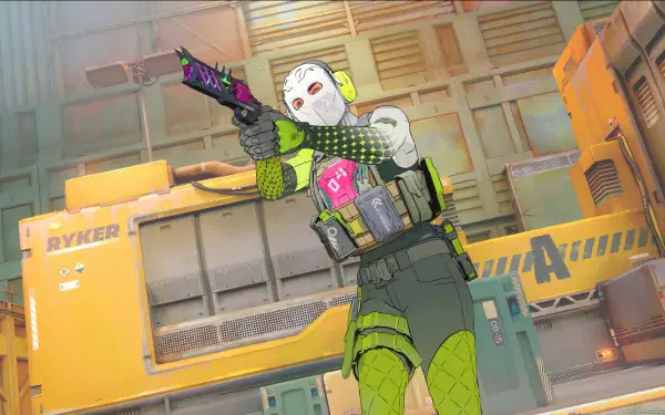 HD wallpaper featuring artwork from the video game Spectre Divide, showcasing a captivating digital landscape that enhances any PC desktop background.