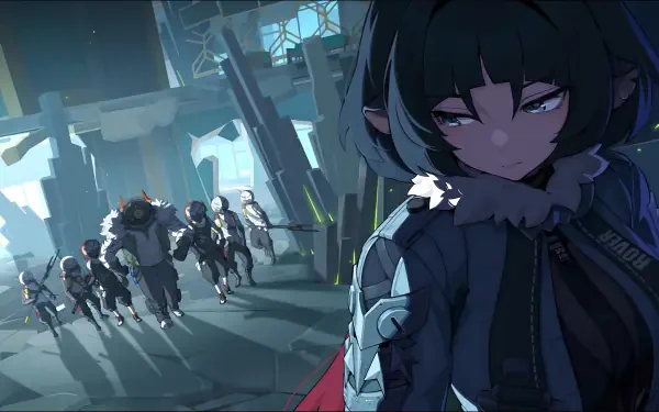 4K Ultra HD wallpaper featuring Jane Doe from the video game Zenless Zone Zero, showcasing vibrant graphics and immersive design.