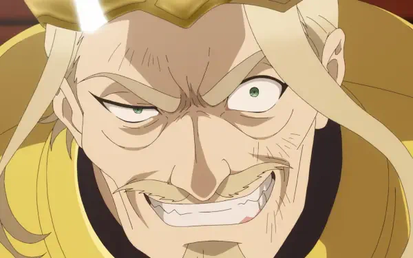 HD anime desktop wallpaper featuring a close-up of a character with a fierce expression, embodying the I Parry Everything theme.