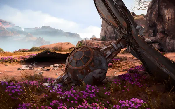  Star Wars: Outlaws - Crashed TIE Fighter